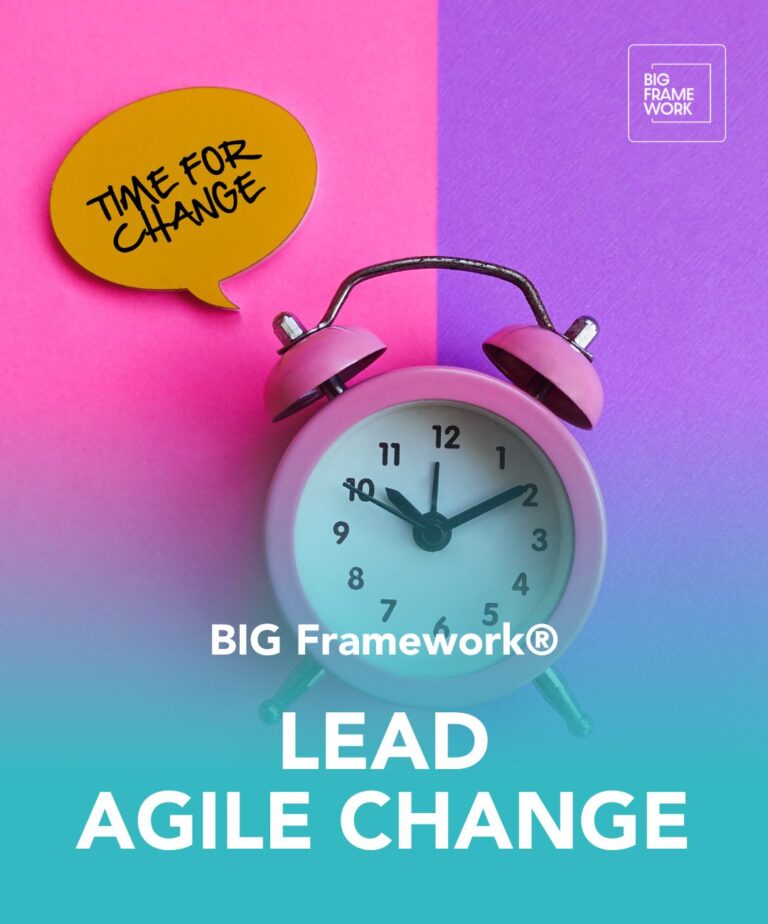 BIG Framework® Lead Agile Change courses