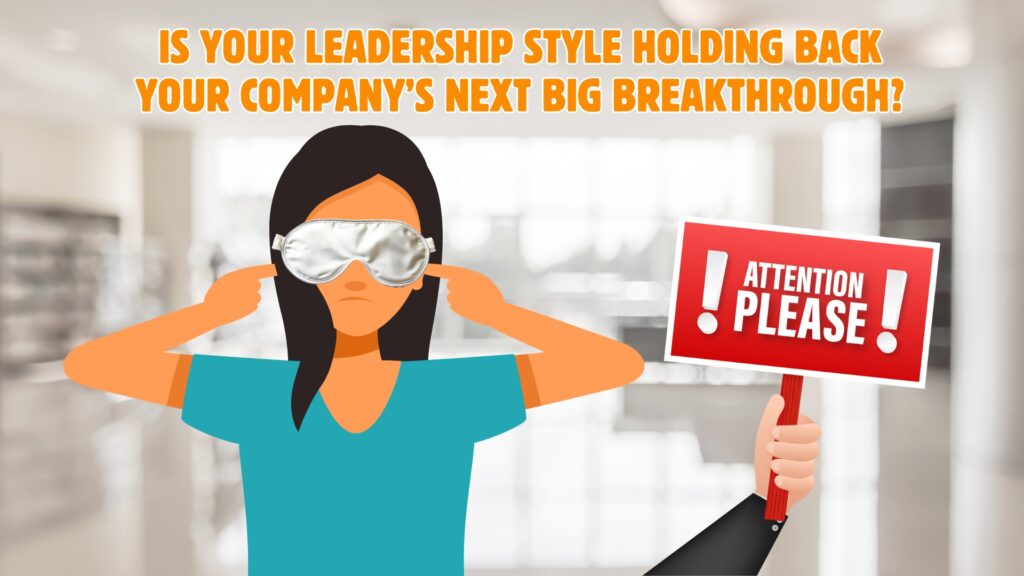 Illustration for the article IS YOUR LEADERSHIP STYLE HOLDING BACK YOUR COMPANY’S NEXT BIG BREAKTHROUGH?